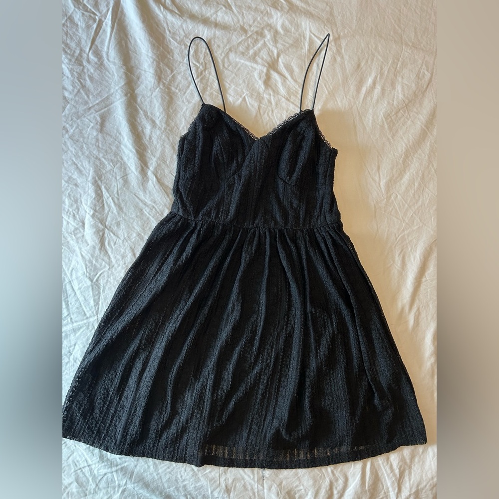 Wild Fable Black Strapless Dress